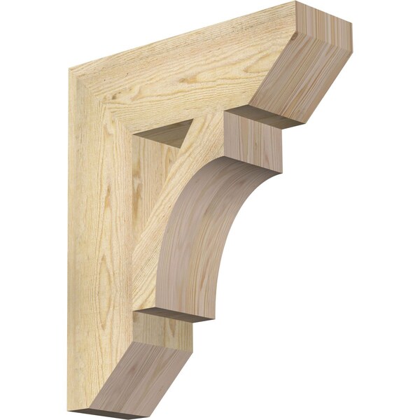 Ekena Millwork Westlake Slat Rough Sawn Bracket, Douglas Fir, 6"W x 20"D x 24"H BKT06X20X24WTL06RDF - main